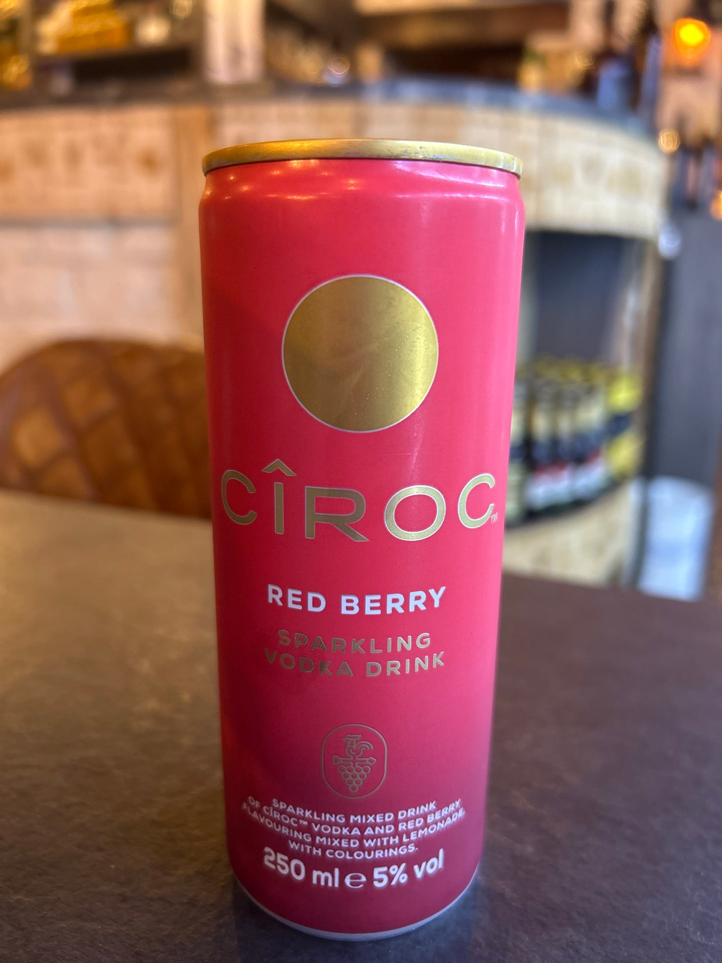 Ciroc Red Berry Sparkling Vodka Drink