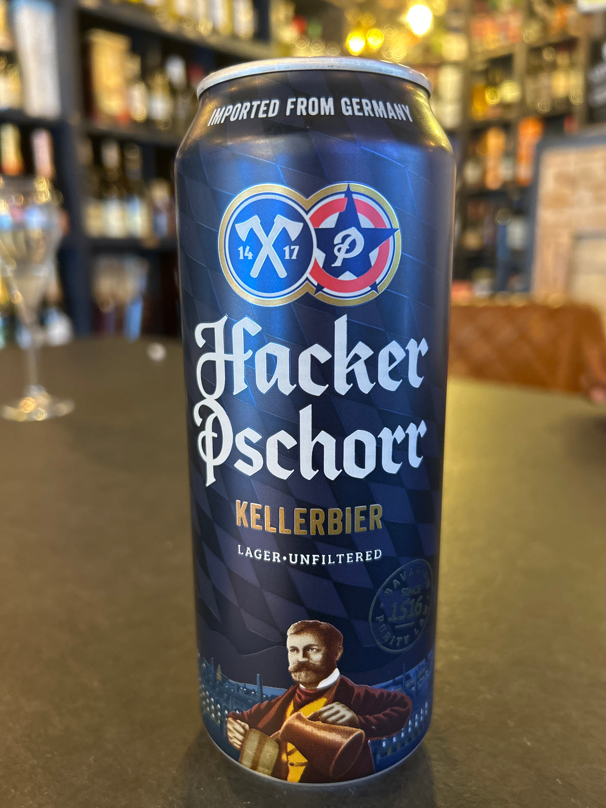 Hacker Pschorr Kelierbier