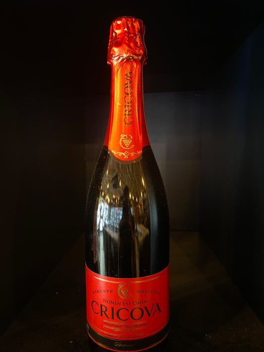 Cricova Red Semidry Sparkling Wine