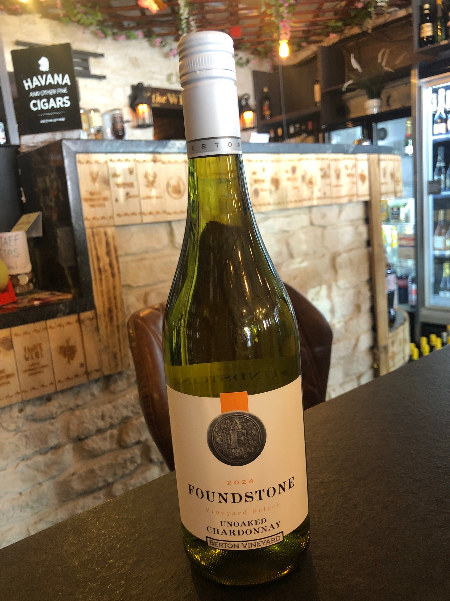 Berton Vineyard foundstone unoaked Chardonnay
