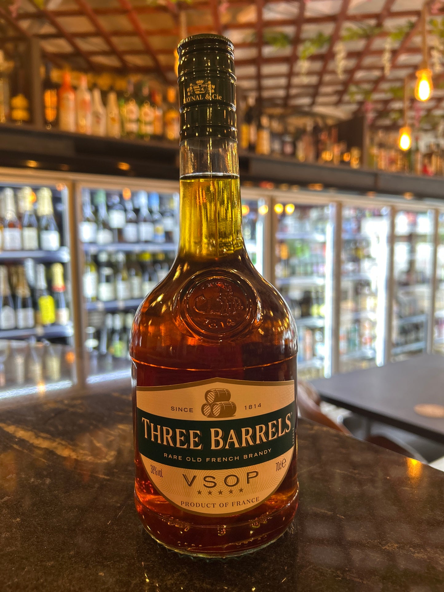 Three Barrels VSOP Brandy 70cl