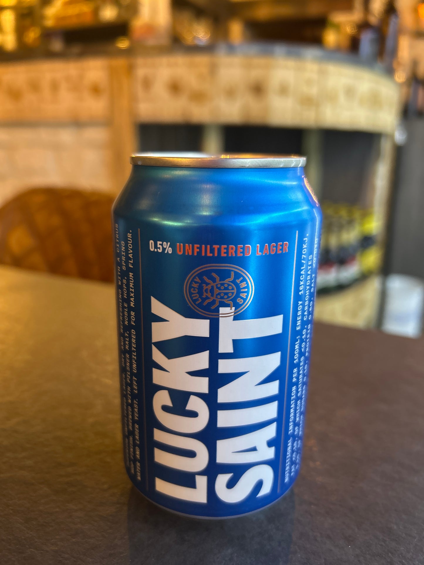 Lucky Saint Non Alcoholic can