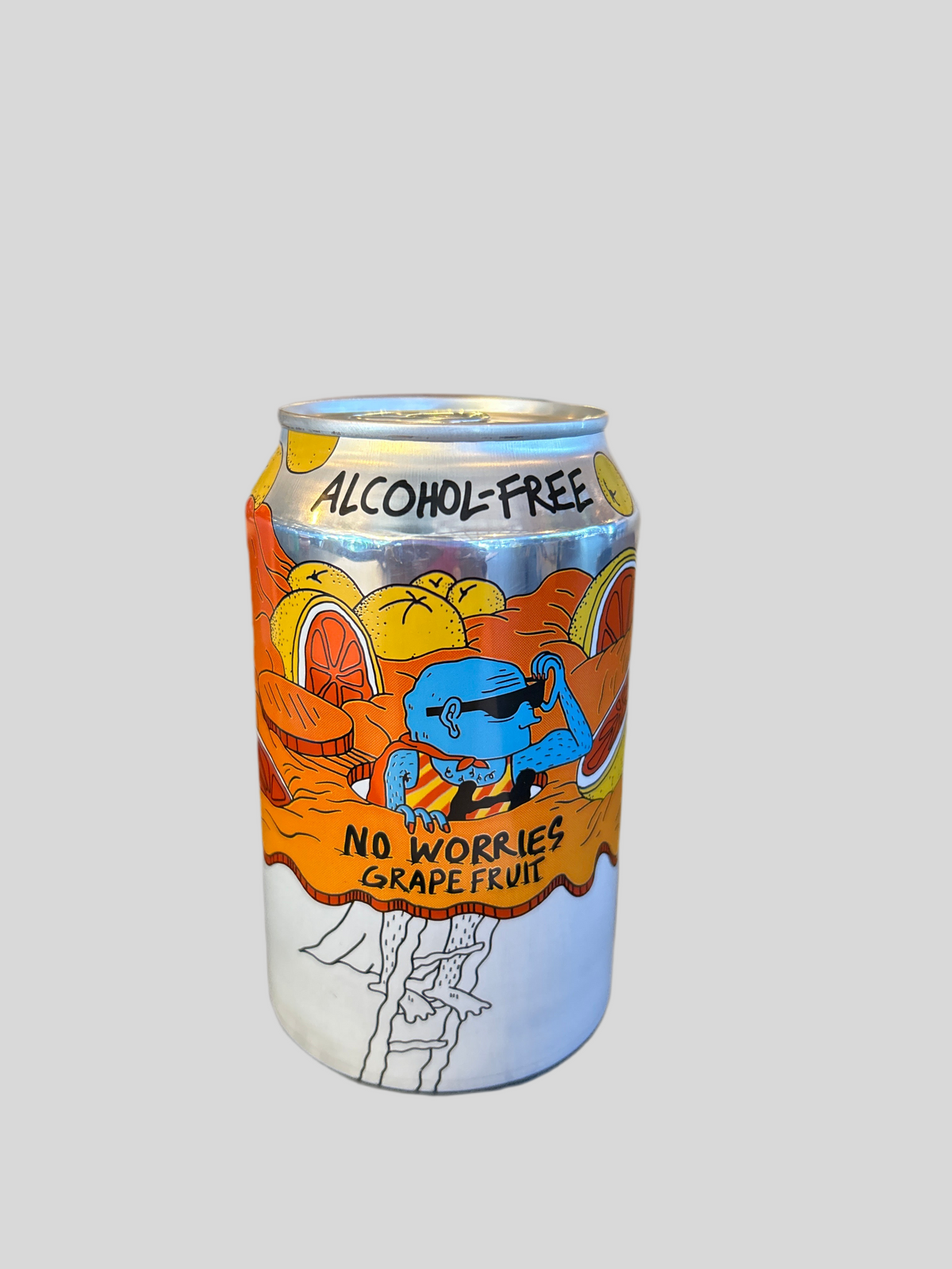No worries grapefruit alcohol free