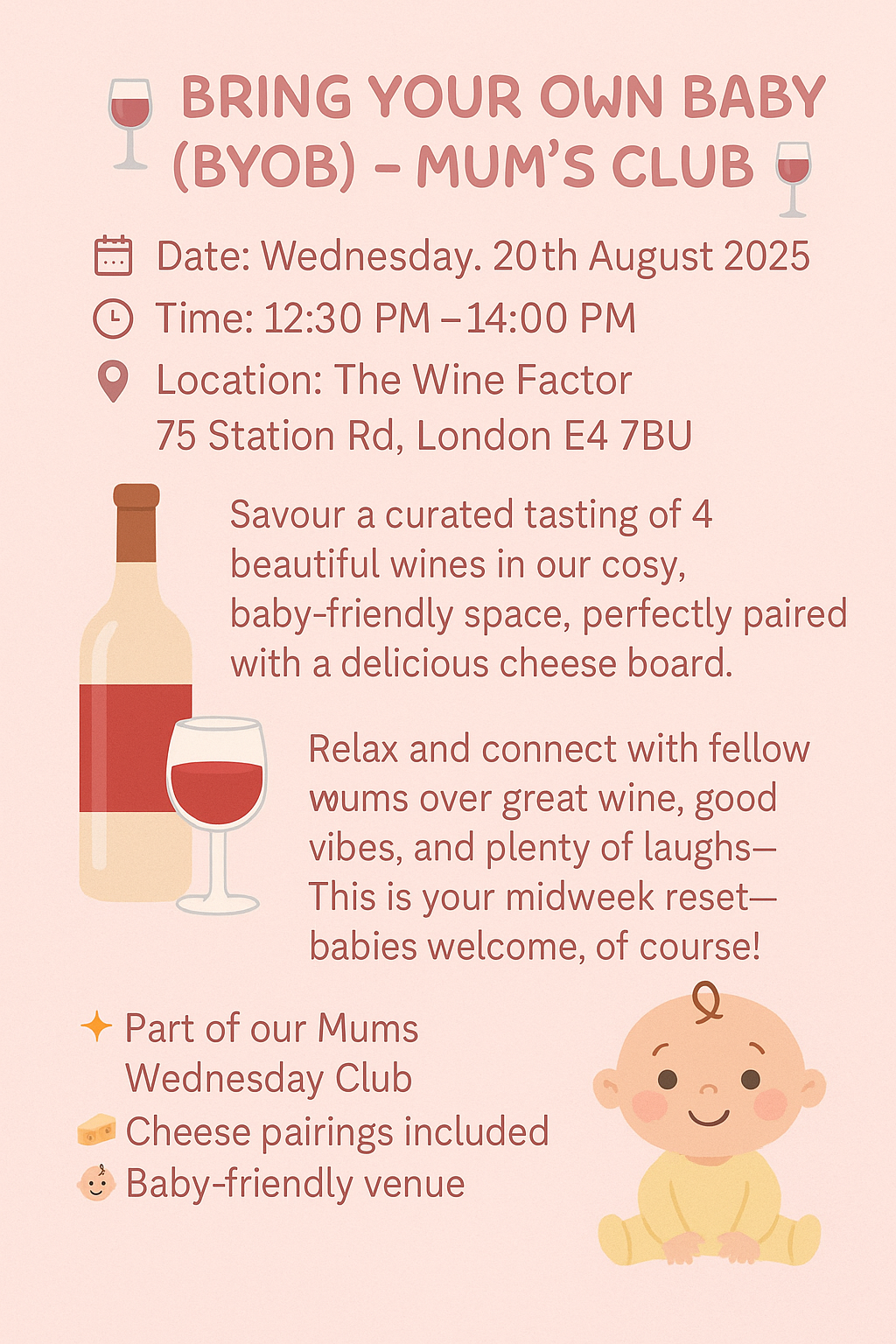 Mum's Club - Bring your own Baby (BYOB)